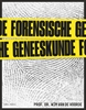 Afbeelding van Forensische geneeskunde