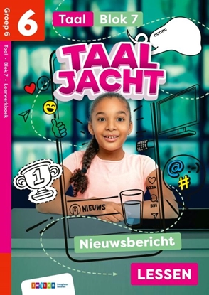 Afbeeldingen van Taaljacht groep 6 blok 7 taal leerwerkboek