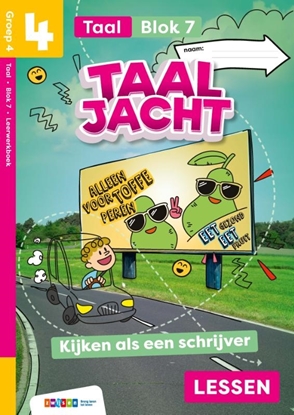 Afbeeldingen van Taaljacht groep 4 blok 7 taal leerwerkboek