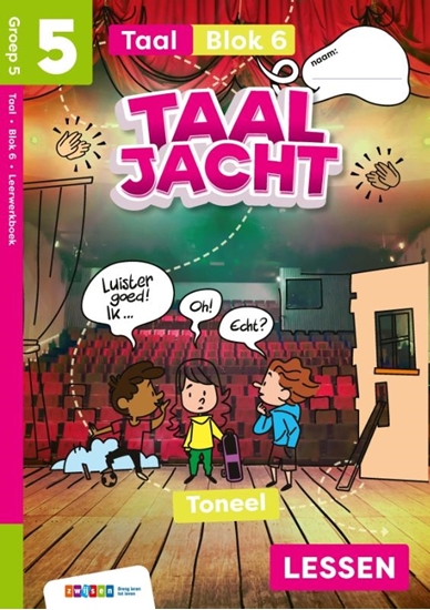 Afbeelding van Taaljacht groep 5 blok 6 taal leerwerkboek