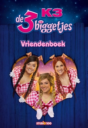 Afbeeldingen van K3 Vriendenboek - 3 biggetjes