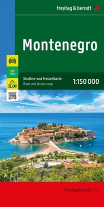 Afbeeldingen van F&B Wegenkaarten F&B Montenegro Wegenkaart 1:150.000