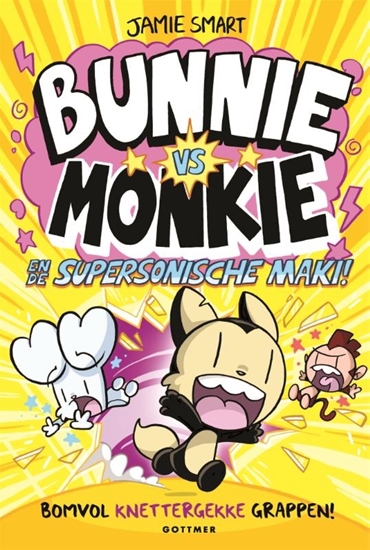 Afbeelding van Bunnie vs Monkie Bunnie vs Monkie en de supersonische maki!