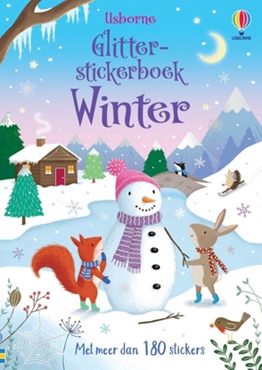 Afbeeldingen van Usborne Glitterstickerboek Winter