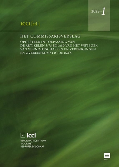 Afbeelding van ICCI Het commissarisverslag.