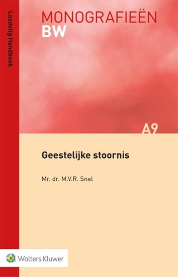 Afbeelding van Monografieen BW Geestelijke stoornis