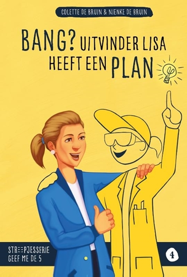 Afbeelding van Streepjesserie Geef me de 5 Bang? Uitvinder Lisa heeft een plan