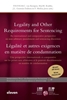 Afbeelding van International Penal and Penitentiary Foundation Legality and Other Requirements for Sentencing / Légalité et autres exigences en matière de condamnation
