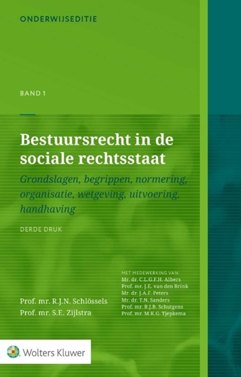 Afbeelding van onderwijseditie Bestuursrecht in de sociale rechtsstaat, band 1