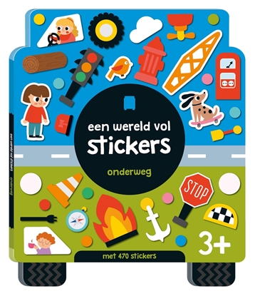Afbeeldingen van Een wereld vol stickers - Onderweg