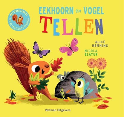 Afbeeldingen van Eekhoorn en Vogel - Tellen