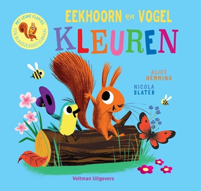 Afbeeldingen van Eekhoorn en Vogel - Kleuren