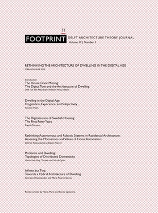 Afbeeldingen van Footprint Journal Rethinking the Architecture of Dwelling the Digital Age