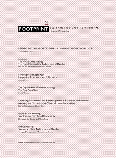Afbeelding van Footprint Journal Rethinking the Architecture of Dwelling the Digital Age