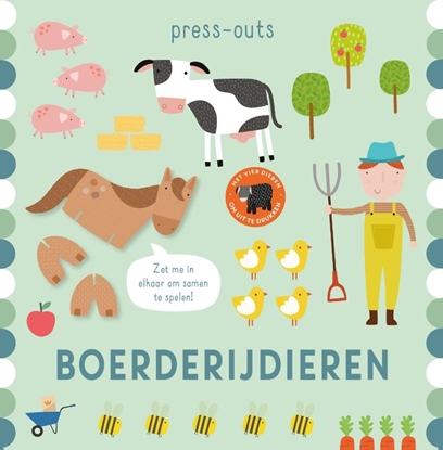 Afbeeldingen van Press-outs Boerderijdieren