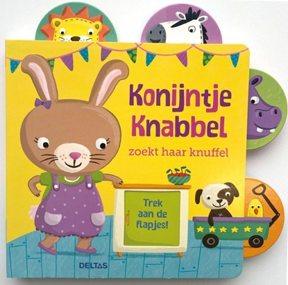 Afbeeldingen van Konijntje Knabbel zoekt haar knuffel
