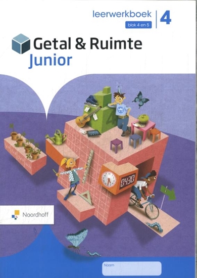 Afbeelding van Getal & Ruimte junior groep 4 blok 4 en 5 leerwerkboek