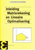 Afbeelding van Epsilon uitgaven Inleiding matrixrekening en lineaire optimalisering