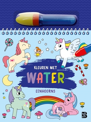 Afbeeldingen van Kleuren met water Eenhoorns