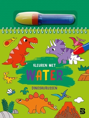 Afbeeldingen van Kleuren met water Ik kleur met water: Dinosaurussen