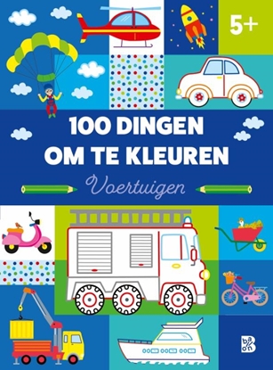Afbeeldingen van 100 dingen om te kleuren: voertuigen
