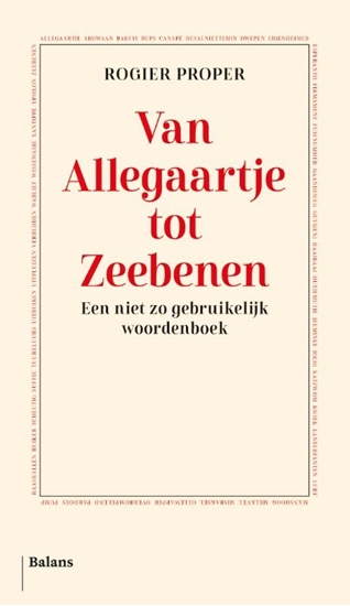 Afbeelding van Van Allegaartje tot Zeebenen