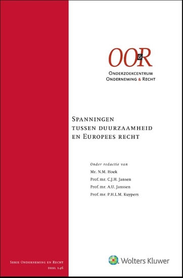 Afbeelding van Spanningen tussen duurzaamheid en Europees recht