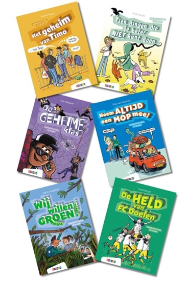 Afbeelding van Makkelijk & Leuk Pakket Makkelijk & Leuk AVI M4 (6 titels)