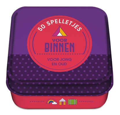 Afbeeldingen van 50 spelletjes voor binnen