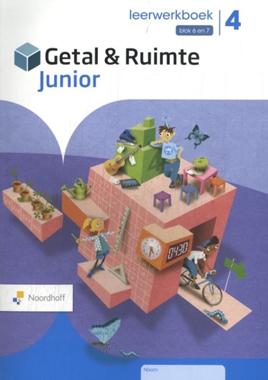 Afbeelding van Getal & Ruimte junior groep 4 blok 6 en 7 leerwerkboek