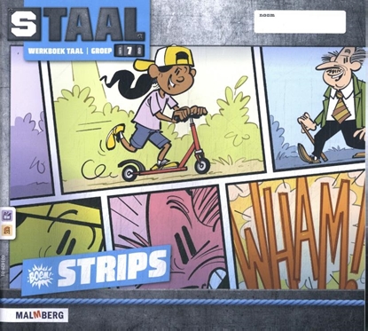 Afbeeldingen van Staal 2 Taal thema 1 Strips + 2 Hersenen groep 7 werkboek