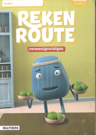 Afbeelding van Rekenroute (5 ex) groep 4 vermenigvuldigen Werkboek