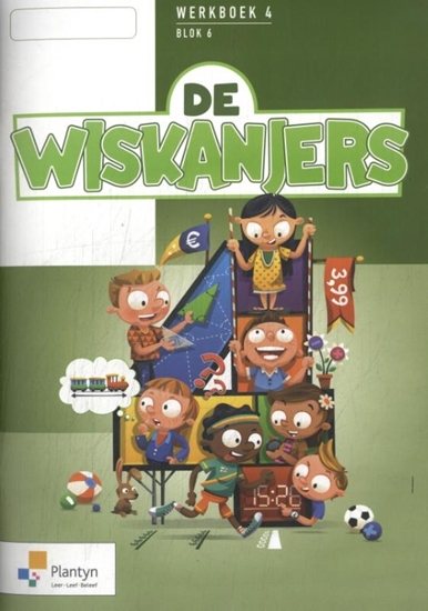 Afbeelding van De Wiskanjers Blok 6 Werkboek 4