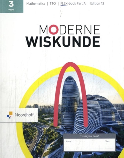 Afbeelding van Moderne Wiskunde 3 vwo FLEX boek A
