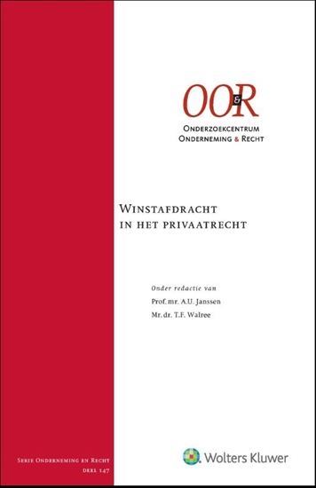 Afbeelding van Onderneming en recht Winstafdracht in het privaatrecht