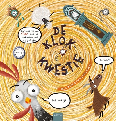 Afbeeldingen van Grappige rekenraadsels in stripvorm De klokkwestie