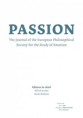 Afbeeldingen van Passion: Journal of the European Philosophical Society for the Study of Emotion