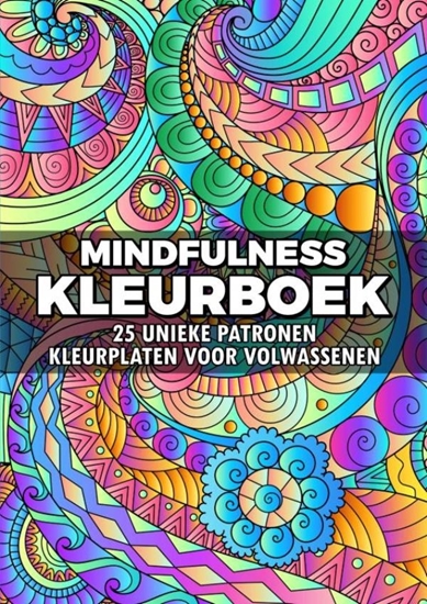 Afbeelding van Mindfulness Kleurboek - Kleurplaten voor Volwassenen: 25 Unieke Patronen