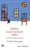 Afbeelding van Before your memory fades