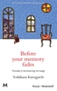 Afbeelding van Before your memory fades