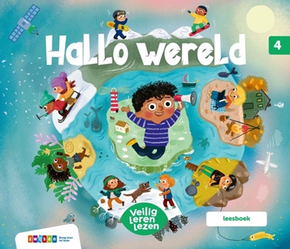 Afbeeldingen van Veilig leren lezen 4 hallo wereld leesboek