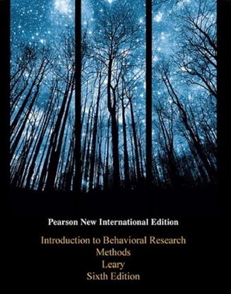 Afbeeldingen van Introduction to Behavioral Research Methods