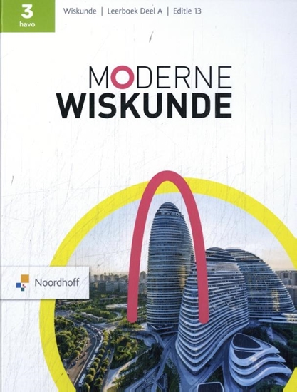 Afbeelding van Moderne Wiskunde 3 havo Leerboek A