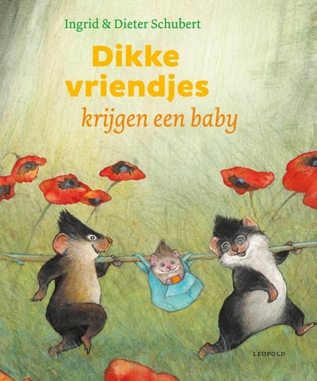 Afbeelding van Dikke vriendjes krijgen een baby