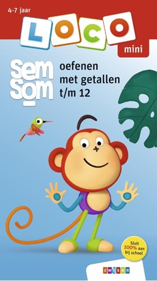 Afbeelding van Loco Mini Loco mini semsom oefenen met getallen t/m 12