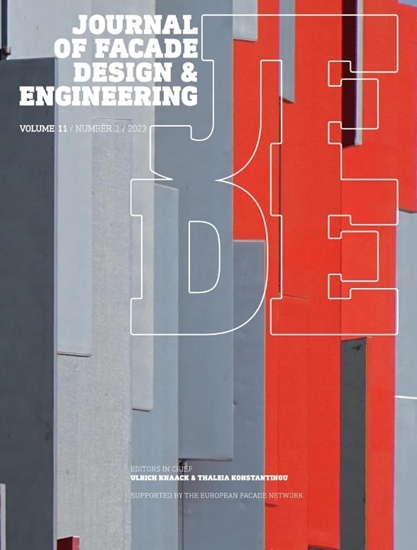 Afbeelding van Journal of Facade Design and Engineering Journal of Facade Design Engineering