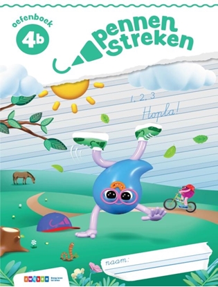 Afbeeldingen van Pennenstreken (set 5 ex) Groep 4 4B oefenboek