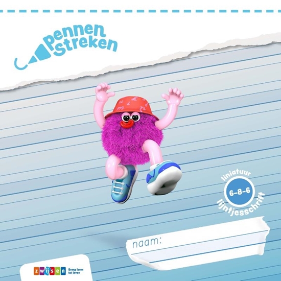 Afbeelding van Pennenstreken (set 5ex) Groep 3 6-8-6 lijntjesschrift