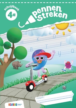 Afbeeldingen van Pennenstreken Groep 4 4A schrijfboek
