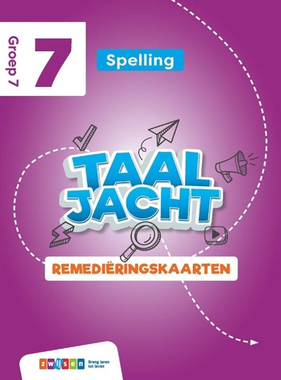 Afbeelding van Taaljacht Groep 7 spelling & grammatica remediëringskaarten